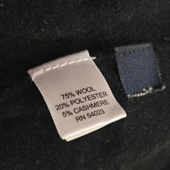 Banana Republic Black Wool and Cashmear Blend Sweater Size Medium - Picture 4 of 4